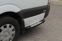 Volkswagen LT 1995–2006 DOT-Line sānu sliekšņi aiz riteņa (2 gab., alumīnijs) foto 1