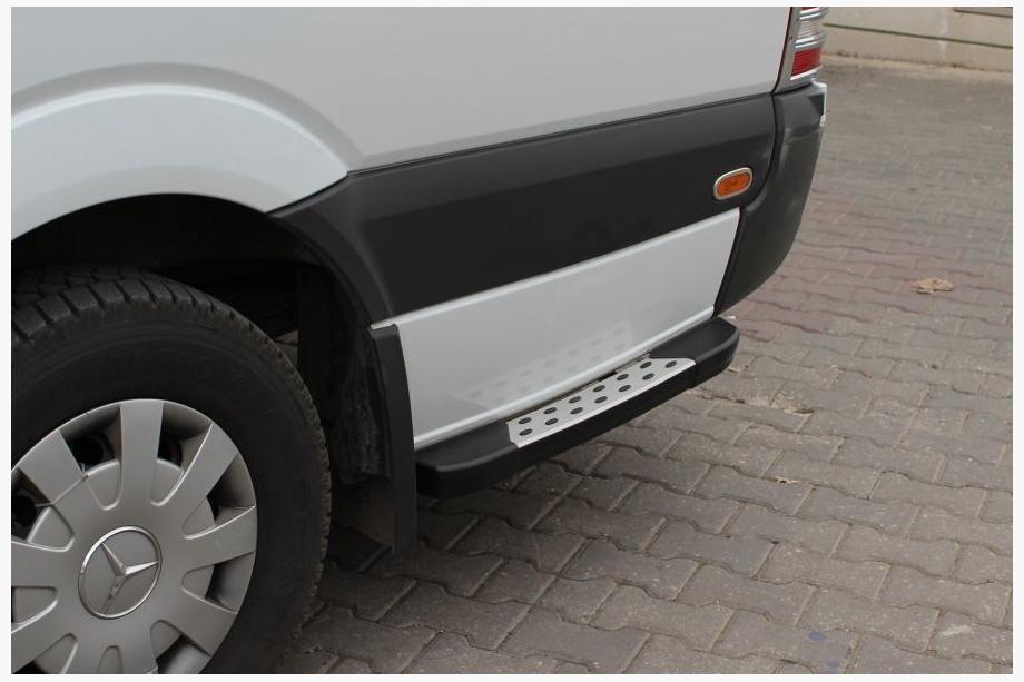 Volkswagen LT 1995–2006 DOT-Line sānu sliekšņi aiz riteņa (2 gab., alumīnijs) Image