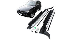 BMW X3 E83 2003–2010 Cixtai sānu pakāpieni (2 gab., alumīnijs) foto 3