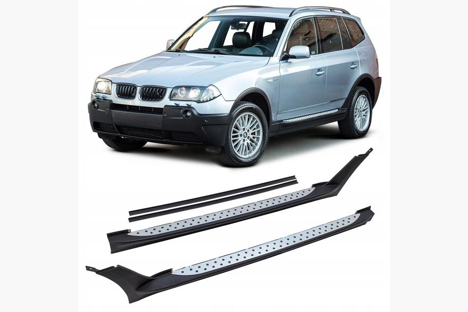 BMW X3 E83 2003–2010 Cixtai sānu pakāpieni (2 gab., alumīnijs) Image