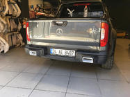 Mercedes X class 2017–2020 Aizmugurējais difuzors (matēti melns) foto 2