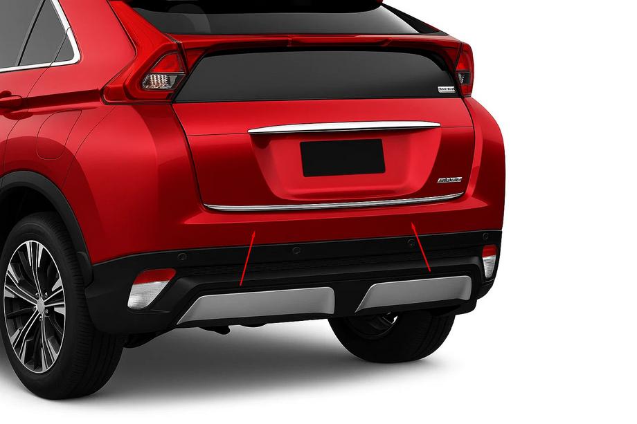 Mitsubishi Eclipse Cross 2017– Bagāžnieka malas uzlika (nerūsējošā tērauda) Image