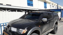 Mitsubishi L200 2006–2015 Saulessargs vējstiklam (Meliset LED) foto 1
