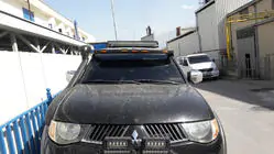 Mitsubishi L200 2015–2024 Saulessargs vējstiklam (Meliset LED) foto 2