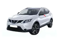 Nissan Qashqai 2014–2021 Spoguļu uzlikas no īsta karbona (2 gab.) foto 1