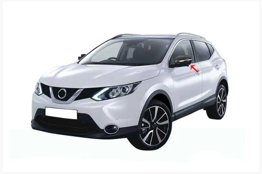 Nissan Qashqai 2014–2021 Spoguļu uzlikas no īsta karbona (2 gab.) Image