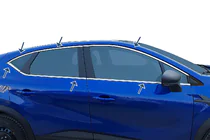 Nissan Juke 2020– Pilns logu apmales komplekts (10 gab., nerūsējošais tērauds) foto 1