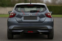Nissan Micra K14 2016– Hromēta līste virs numura zīmes OmsaLine (nerūsējošais tērauds) foto 1