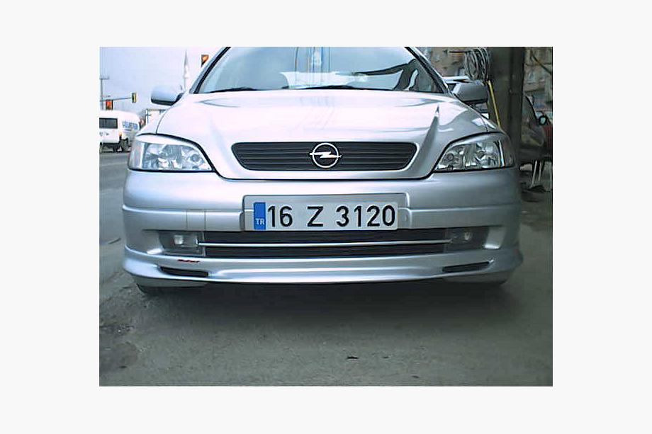 Opel Astra G Classic 1998–2012 Priekšējā bampera apakšējā lūpa Sedan (krāsošanai) Foto 1