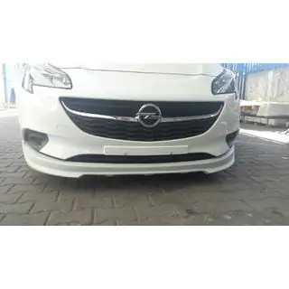 Priekšējā apakšējā spoilerlūpa (krāsošanai) Opel Corsa E 2015–2019 foto 2