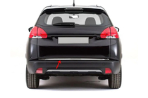 Peugeot 2008 2013–2019 Bagāžnieka malas uzlika (nerūsējošā tērauda) foto 1