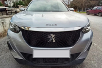 Peugeot 2008 2019– Motora pārsega uzlika (1 gab., nerūsējošais tērauds) foto 1