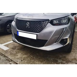 Priekšējā bufera aizsarglīste (2 gab., nerūsējošais tērauds) Peugeot 2008 2019–