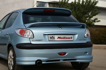 Peugeot 206 1998–2024 Apakšējais spoileris Meliset (krāsošanai) foto 1