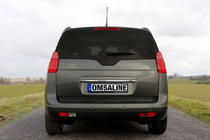 Peugeot 5008 2009–2016 Hromēta līste virs numura zīmes OmsaLine (nerūsējošais tērauds) foto 1