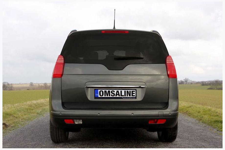 Peugeot 5008 2009–2016 Hromēta līste virs numura zīmes OmsaLine (nerūsējošais tērauds) Image