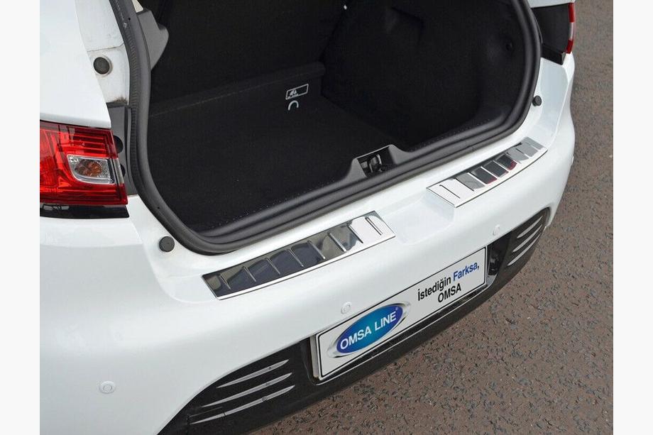Renault Clio IV 2012–2019 Aizmugurējā bampera aizsarguzlika HB (2 gab., nerūsējošais tērauds) Image