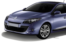 Renault Megane III 2009–2016 Nerūsējošā tērauda hroma uzlika priekšējam bamperim 2013-2016 (HB) foto 1