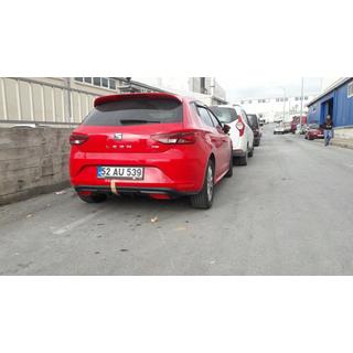 Aizmugurējā bampera uzlika (krāsošanai) Seat Leon 2013–2020 foto 3