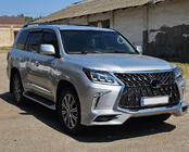 Lexus LX570/450d 2008–2022 Mini facelifta pārbūves komplekts no modeļa 2008-2015 uz TRD Sport (bamperis, priekšējie lukturi) foto 2