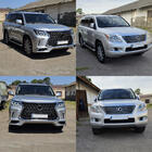 Lexus LX570/450d 2008–2022 Mini facelifta pārbūves komplekts no modeļa 2008-2015 uz TRD Sport (bamperis, priekšējie lukturi) foto 1