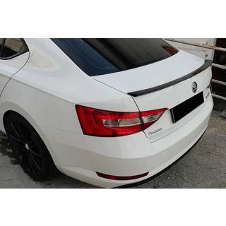 Lip spoileris (Omsa, melns) Skoda Superb 2015–2024