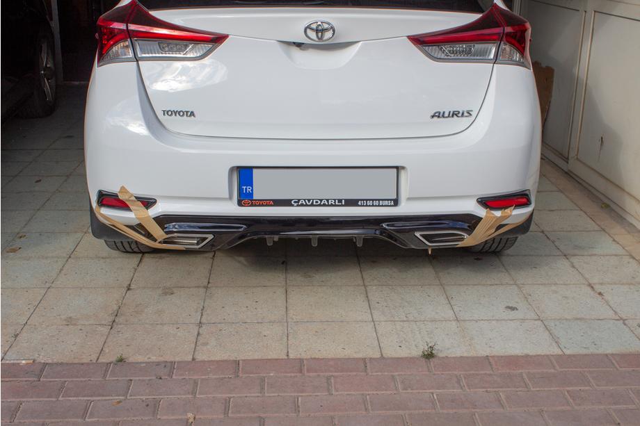 Toyota Auris 2012–2018 Aizmugurējā bufera difuzors (2016-2018, krāsošanai) Image
