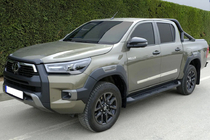 Toyota Hilux 2015– OmsaLine moldingu uzlikas (4 gab., nerūsējošais tērauds) foto 3