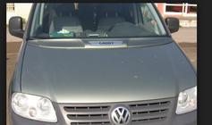 Volkswagen Caddy 2004–2010 Motora pārsega uzlika (krāsošanai) foto 1