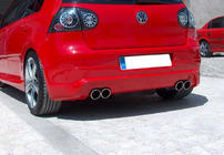 Volkswagen Golf 5 2003–2009 Aizmugurējā bampera uzlika (krāsošanai) foto 1