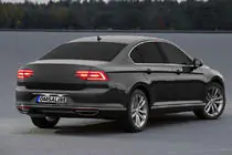 Volkswagen Passat B8 2015–2023 Uzlika virs numura zīmes SD (OmsaLine, nerūsējošais tērauds) foto 1