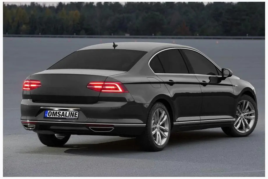 Volkswagen Passat B8 2015–2023 Uzlika virs numura zīmes SD (OmsaLine, nerūsējošais tērauds) Image