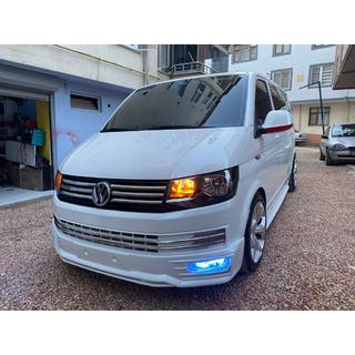 Priekšējā bampera lūpas spoileris Genis 2015-2018 (krāsošanai) Volkswagen T6 2015–2024 foto 3