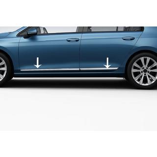 Durvju moldingi (4 gab., nerūsējošais tērauds) Volkswagen Tiguan 2007–2016 foto 1