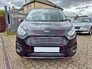 Ford Courier 2014–2023 Carmos radiatora režģa uzlikas (2018↗, 7 gab., nerūsējošais tērauds) foto 1