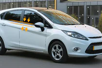 Ford Fiesta 2008–2017 Nerūsējošā tērauda logu līstes (4 gab.) foto 1