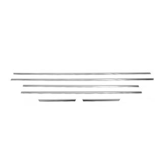 Ārējās logu līstes Carmos (6 gab., nerūsējošais tērauds) Seat Leon 2005–2012 foto 2