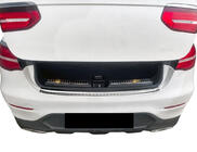 Mercedes GLC Coupe C253 2016–2023 Aizmugurējā bufera uzlika Carmos (nerūsējošais tērauds) foto 2