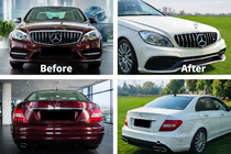 Mercedes C klase W204 2007–2015 Pilns bodykit W205 dizainā foto 1