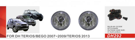 Daihatsu Terios 2006–2017 Miglas lukturu komplekts foto 1