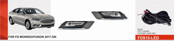 Ford Fusion 2012–2020 Miglas lukturi (2017+, LED) foto 1
