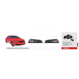 Miglas lukturi 2013-2015 (halogēna) Honda Civic Sedan IX 2011–2016
