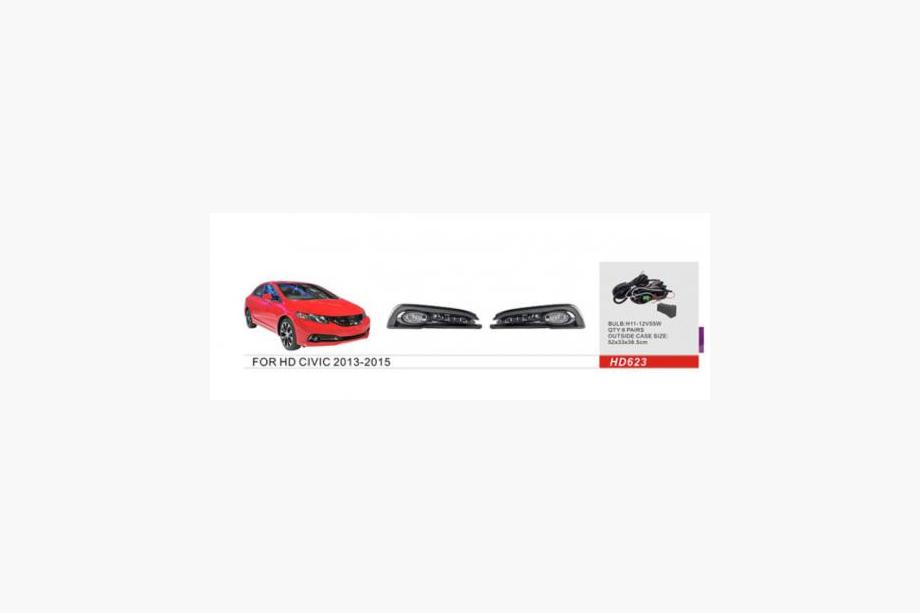 Honda Civic Sedan IX 2011–2016 Miglas lukturi 2013-2015 (halogēna) Image