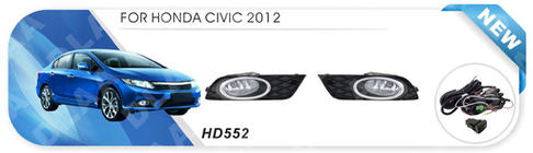 Honda Civic Sedan IX 2011–2016 Miglas lukturi 2011-2013 (halogēna) foto 1