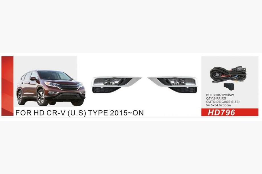 Honda CRV 2012–2016 Miglas lukturi 2014-2016 US-type (halogēna) Image