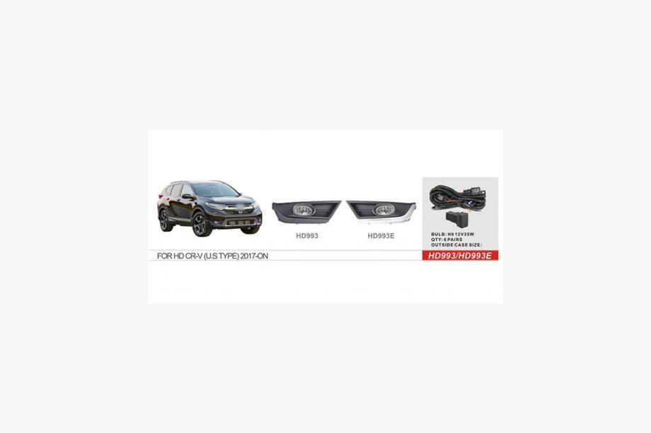 Honda CRV 2017–2022 Miglas lukturi 2017-2019 US-type (halogēna) Image