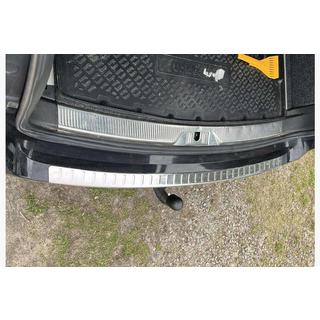 Carmos aizmugurējā bufera aizsarguzlika, nerūsējošais tērauds (SD/SW) Skoda Octavia II A5 2010–2013 foto 2