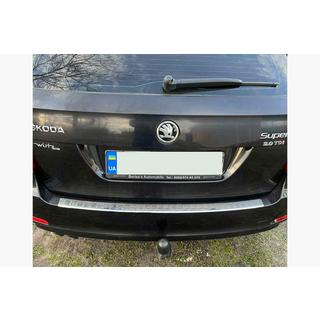 Carmos aizmugurējā bufera aizsarguzlika, nerūsējošais tērauds (SD/SW) Skoda Octavia II A5 2010–2013 foto 1