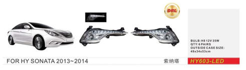 Hyundai Elantra (MD/UD) 2011–2015 LED miglas lukturi foto 1
