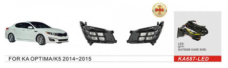 Kia Optima 2010–2016 Miglas lukturi 2013-2015 (halogēna) foto 1